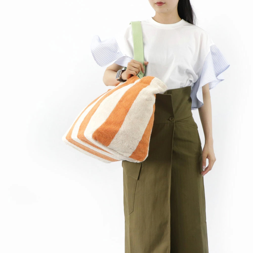 terry cloth hawaiian print tote