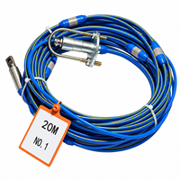 Câble de capteur de température et d'humidité multipoints en acier inoxydable avec protection IP67 pour la surveillance à distance des silos et des conteneurs à céréales