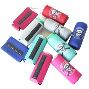 Wholesale Custom 330ml Neoprene Foam Can Cooler Folded With/without Magnet for Beer Slim Can Insulated Holder - Product Image 4