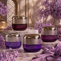 Emballage de bocaux à Bakhoor 50 ml – Bocaux en verre de luxe pour Bakhoor arabe – Ensemble de bocaux à épices en verre – Prix de gros – Contenants vides pour parfums en vrac