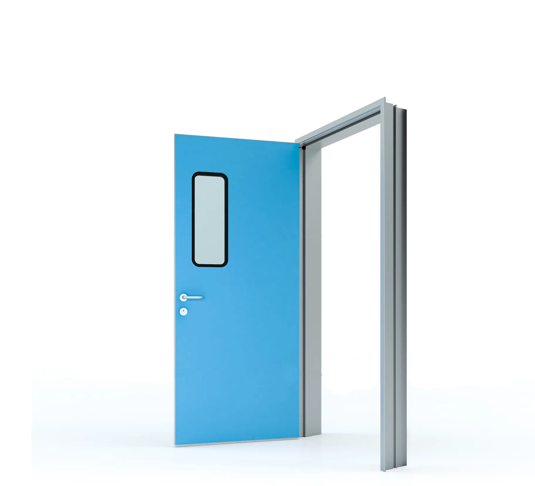 Aluminum swing doors for hospital, lab, pharmaceutical, dust-proof clean room door