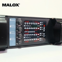 Amplificateur de puissance professionnel MALOX FP-1000Q 4 canaux classe H en métal 4x1350W 8/4 Ohm avec protection contre les surcharges XLR, amplificateur audio haute puissance