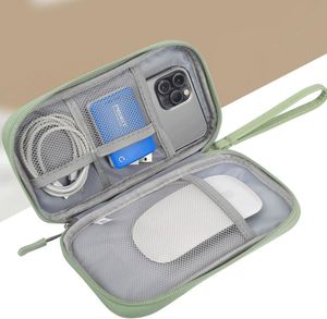 Sac organisateur de câbles avec logo personnalisé, étui pour accessoires électroniques de voyage, pochette de rangement portable pour chargeurs et câbles - Product Image 2