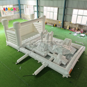 Château gonflable commercial de qualité supérieure avec piscine à balles et aire de jeux souple – Prix usine - Product Image 2