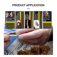 Nouvelle version britannique, pochettes à tabac personnalisées à rouler soi-même, 25g/30g/50g/100g, sacs en mylar anti-odeurs pour le stockage de feuilles à fumer