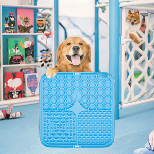 HILIM Modern Eco-Friendly Waterproof Silicone Dog Lick <b>Mats</b> with Suction Cups Easy to Clean Slow Feeder Pet <b>Mat</b> for Pups Owners - Product Image 2