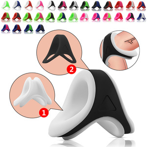 Anillo de bloqueo de silicona para hombre Anillo de resistencia compuesto de retardo de doble color Manga de bloqueo triple Anillo de silicona luminoso <span class=keywords><strong>JJ</strong></span> al por mayor - Product Image 5