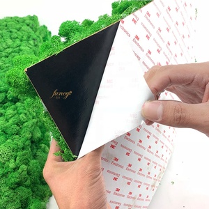 50x 50 cmトナカイモスパネルタイル環境保存プラスチックフェイクボックスウッド草屋内壁用オフィスウェディング - Product Image 5