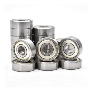 Roulement à billes à gorge profonde en acier chromé 608ZZ à faible bruit et haute vitesse 8x22x10mm ABEC-3, roulement de précision pour skateboard - Product Image 2