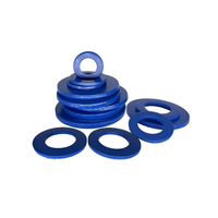 Rondelle plate en acier au carbone revêtue de PTFE, résistante aux produits chimiques et antirouille, pour boulons M6 M8 M10, quincaillerie