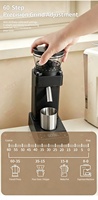 Moulin à café avec écran tactile, batterie intégrée, acier inoxydable, 41 mm, meule conique, automatique, pour la maison, l'extérieur, le bureau, le café, 110 V, 220 V