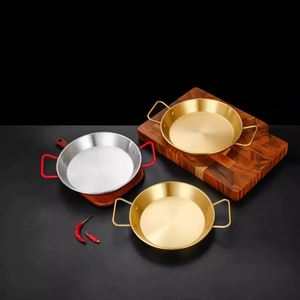 Bandejas Metálicas Decorativas de Acero Inoxidable Modernas para Paella, de Alta Calidad para Mesa de Comedor, Venta Caliente <span class=keywords><strong>a</strong></span> Bajo Precio - Product Image 4