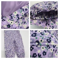 Combinaison Imprimée par Transfert Thermique Personnalisée, Imperméable et Réfléchissante pour Enfants, Salopette à Bretelles, Imperméable et Pantalon de Pluie Unisexe à Boutons