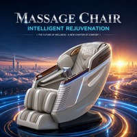 DDP 2026 Fauteuil de massage de luxe à commande vocale IA, robotisé, corps entier, avec chauffage électrique, massage 3D et zéro gravité, support technique en ligne