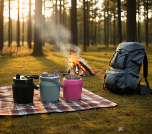 Termo de Acero Inoxidable de 2.5 Litros de Gran Capacidad, Mantiene el Calor para Camping, Senderismo, Picnics y Uso al Aire Libre - Product Image 2