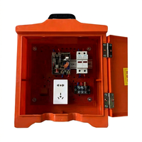 Caja de Distribución de Energía Portátil de ABS, Interruptor DZ47, Clasificación IP54, Bloqueo Antirrobo, Monitoreo de Voltaje/Corriente en Tiempo Real para