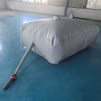Réservoir d'eau pliable en PVC de 600 à 18000 L, fourni par l'usine