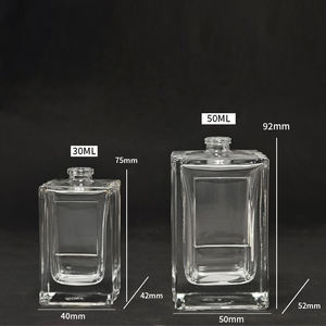 Venta al por Mayor de Botellas de Perfume de Vidrio Cuadradas y Rectangulares de 30ml y 50ml, Color Personalizado, Diseño Único, con Pulverizador de Lujo, Logotipo Personalizado y Caja de Empaque - Product Image 4