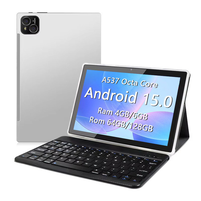 10.1inch A537 Octa Core 64GB/128GB 5G WiFi Android 15 System G+G 10 Point Touch Screen Educate and Business Tablet PC
