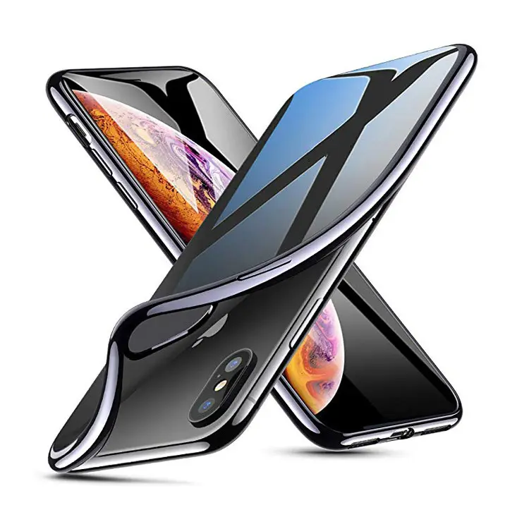 Leadingplus iphone 11 pro x xr xs max, capa de telefone tpu transparente quente ultra fina