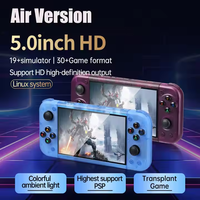 Console de jeu portable rétro de haute qualité RG50XX avec écran IPS de 5 pouces, prend en charge plus de 19 simulateurs, système Linux