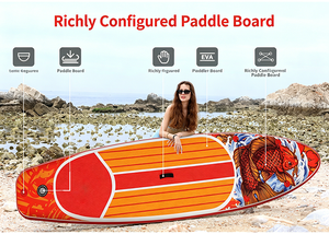 กระดานโต้คลื่นแบบพองลมที่มีแรงลอยตัวสูง, พื้น EVA กันลื่น, ดีไซน์ทันสมัยแบบจีน, กระดานพายสำหรับกิจกรรมทางน้ำกลางแจ้ง - Product Image 4