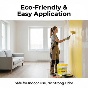 Agente Endurecedor de Paredes Acrílico de Construcción Resistente, Superficie Resistente a los Arañazos, Fórmula Ecológica e Inodora para Paredes Interiores - Product Image 2