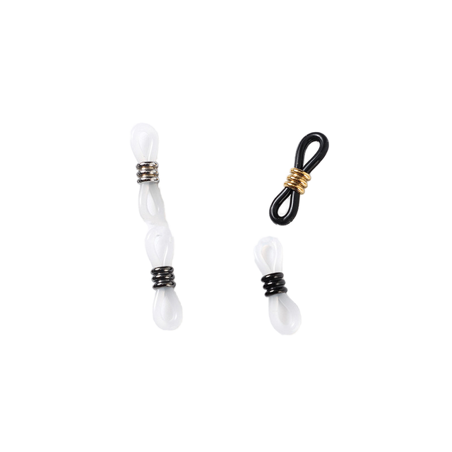 Anti-slip Silicone Eyeglasses Retainer Anti-loss Lanyards Connector Sunglasses Chain Ends Holder Strap Spectacle Cord Loop