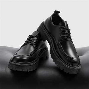 Zapatos Casuales de Cuero de Lujo para Hombre, con Aumento de Altura, Estilo Deportivo con Cordones, Diseño de Marca, Plantilla EVA, Venta al Por Mayor - Product Image 3