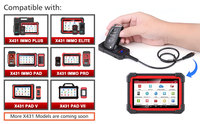 Launch X431 Key Programmer Bi-directional Control Car 4 Universal Keys Remote Maker Immobilier Tool Compatible with X431 IMMO