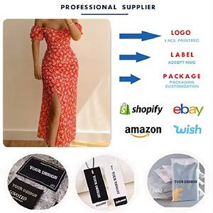 <span class=keywords><strong>Robe</strong></span> d'été à fleurs de style européen américain pour femmes, élégante, fendue à la hanche, col carré, <span class=keywords><strong>robe</strong></span> longue décontractée pour filles. - Product Image 6