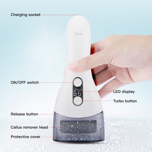 PRITECH Portable <strong>Foot</strong> Care Pedicure <strong>Electric</strong> <strong>Foot</strong> File Interchangeable Roller Head <strong>Electric</strong> <strong>Foot</strong> Grinder Callus Remover - Product Image 2