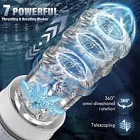 Automatischer Saug-Masturbator für Männer mit Vibrations- und Blowjob-Funktion, Masturbationsbecher mit 9 Saug- und 10 Vibrationsmodi, Sexspielzeug für Männer
