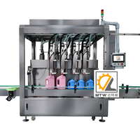 MTW Tracking Machine de remplissage de détergent à lessive liquide corrosif à 4 têtes pour le lavage automatique des mains