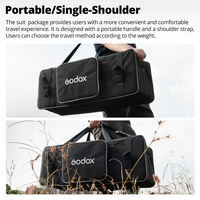 Ensemble de support d'éclairage pour flash de studio photo Godox CB-05, sac de transport pour photographie en extérieur, sac de rangement portable
