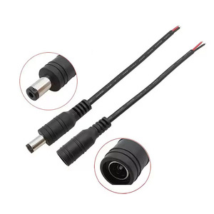 Factory 5521Male to Female 5.5*2.1mm DC <b>Power</b> <b>Cable</b> 5.5 X 2.1mm DC <b>Power</b> Extension <b>Cable</b> 12v 24v <b>Power</b> Cord - Product Image 4