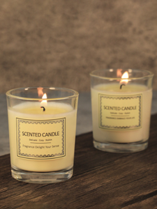 LANJO wholesale custom handmade 100% soy wax private label scented <b>candle</b> glass jar for home decoration - Product Image 5