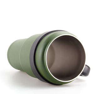 Bicchiere Termico con Coperchio e Cannuccia, Tazza da Viaggio in Acciaio Inox, Bicchiere per Caffè a Doppia Parete con Isolamento Sottovuoto - Product Image 6