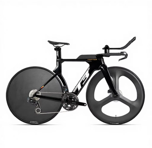 Bicicleta de Carretera Ligera para Triatlón y Contrarreloj, con Llanta de Fibra de Carbono, Horquilla Delantera con Suspensión, para Competencia Urbana T3 T3 - Product Image 5