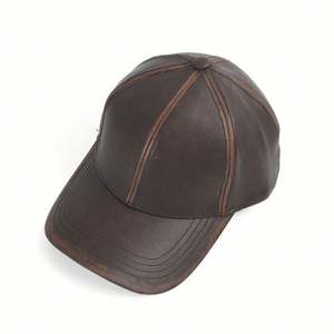 Gorras de Béisbol Retro de Piel Sintética para Hombre y Mujer, Estilo Capitán, Cortavientos, Cálidas, con Visera de Pato, Deportivas, Casuales, para Adultos, Otoño-Invierno - Product Image 1
