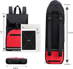 Échantillon gratuit, vente en gros, sac de transport personnalisé et durable pour skateboard, sac de rangement rembourré, sac de protection pour ski et snowboard - Product Image 2