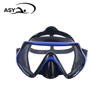 Asy Diving Mask <b>Large</b> <b>Frame</b> Anti Fog Tempered Glass For Adults Snorkeling Swimming - Product Image 1