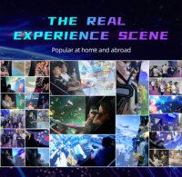 Écran d'affichage à LED de parc d'attractions populaire 3D 4D 9D équipement de théâtre de cinéma de dôme de cinéma à vendre Machine de jeu de réalité virtuelle