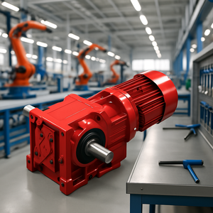 Nbk-Serie Tandwieloverbrenging Met Spiraalvormige Versnellingspook Met 220V 380V 400V 415V 440V 480V Ac 3-fase Elektromotor - Product Image 3