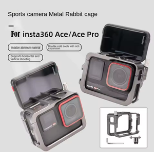 Pour Insta360 Ace Ace Pro, cage de protection en métal avec adaptateur micro - Product Image 4