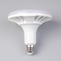 Ampoule LED UFO en plastique et aluminium, culot E27 E26, 30W 50W, haute luminosité, économie d'énergie, IP20, certifiée CE, pour éclairage intérieur