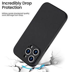 Étui de téléphone en cuir PU de luxe avec logo personnalisé pour iPhone 11 12 13 14 15 16 <span class=keywords><strong>Pro</strong></span> Max <span class=keywords><strong>Pro</strong></span> X/XS, <span class=keywords><strong>coque</strong></span> de protection intégrale souple en TPU - Product Image 5