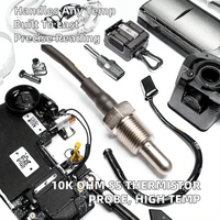 Harga Pabrik 10k NTC Thermistor Epoxy Plug Mount Sensor Suhu Tahan Air Buatan China Digunakan untuk Pemantauan Rumah Kaca
