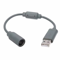 Convertisseur filaire pour manette Xbox 360, port USB pour PC de jeu - Convertit en câble de jeu compatible pour 360
