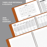Planificateur d'agenda quotidien personnalisé, impression de livre, journal d'objectifs d'auto-efficacité, agenda de style spirale